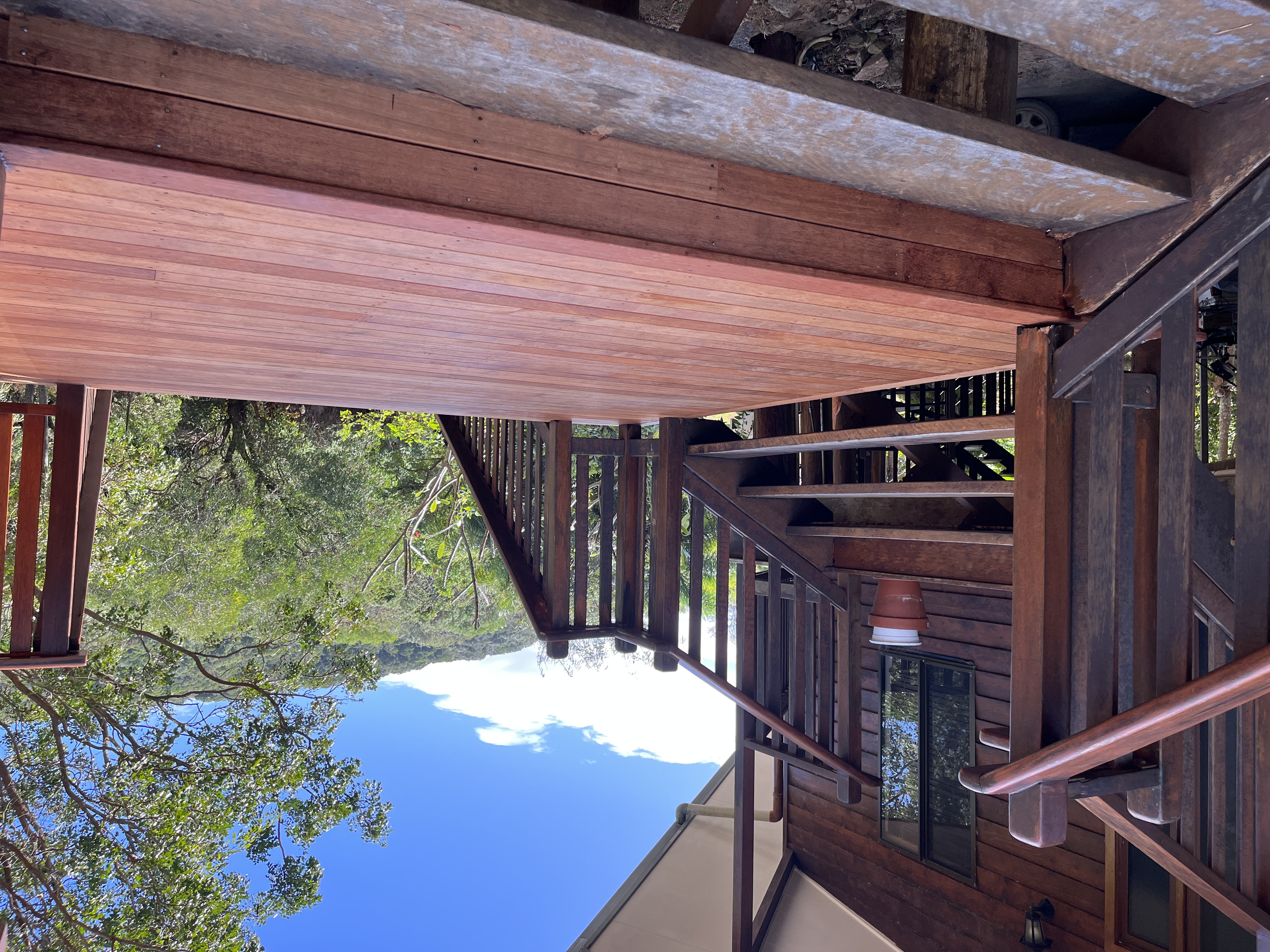 Custom Hardwood Deck and Stairs by Brett Madden